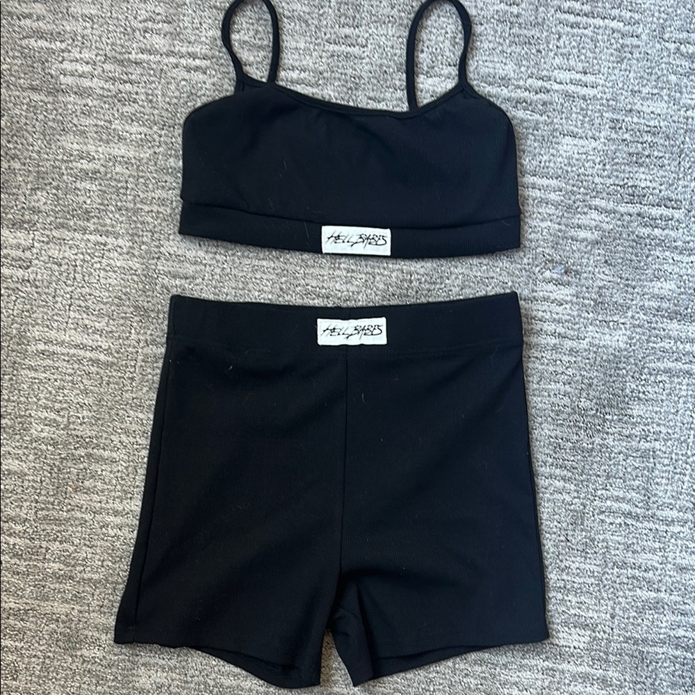 Hell Babes Bike Shorts & top for Women